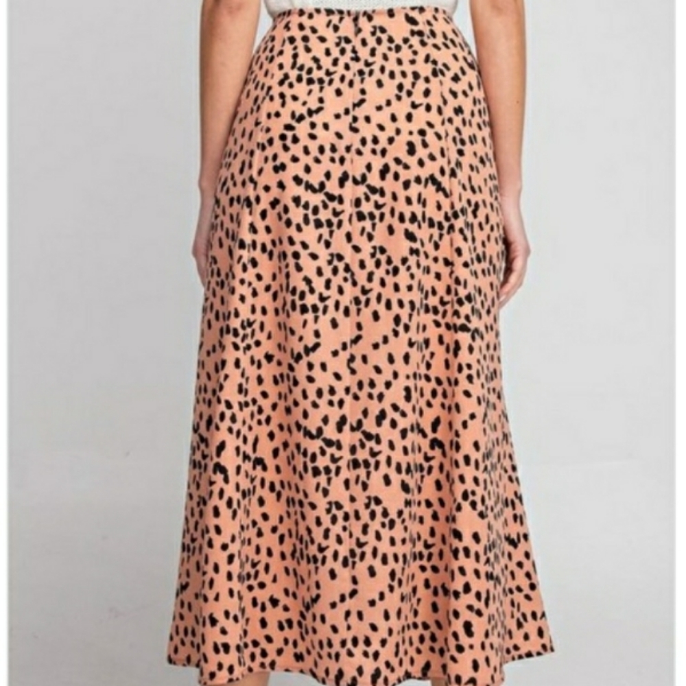 High Slit Midi Skirt - Picture 3 of 4